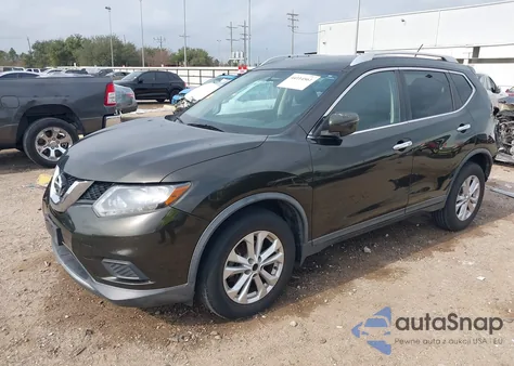 2016 Nissan Rogue Sv from USA, damaged, VIN KNMAT2MT9GP715419